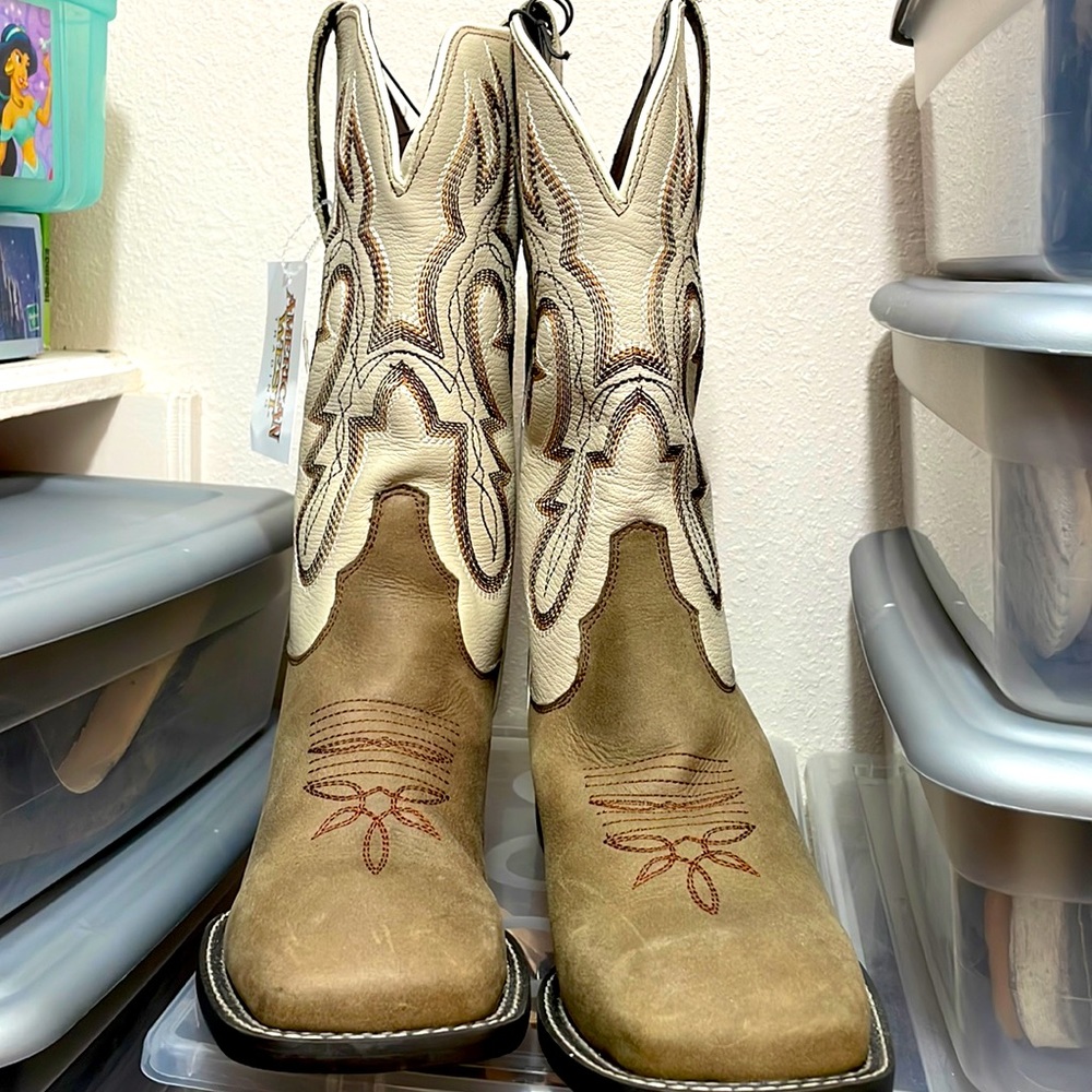 Leather Western Boots